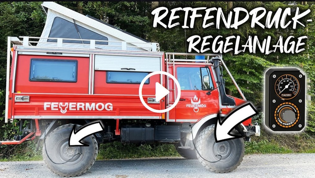 Wir bauen eine Reifendruck-Regelanlage in den Unimog Camper + Funktionstest! | FEUERMOG